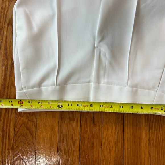 Ann Taylor Loft Marisa Straight Pants White Dress Slacks Size 4 NWT - Picture 10 of 15